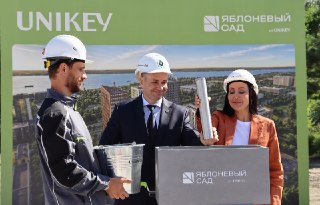 Строительство жилого комплекса «Яблоневый сад» в Комсомольске
