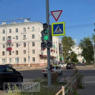 Запущен новый светофор на пересечении Ленина и Котовского